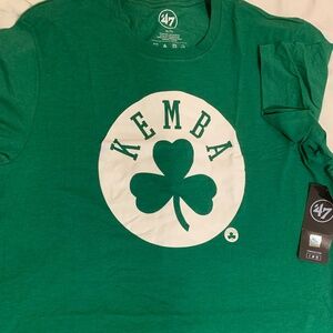 Boston Celtics Kemba Walker 47' brand T-shirt Mens XL Green
